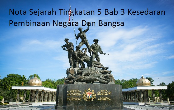 Nota Sejarah Tingkatan 5 Bab 3 Kesedaran Pembinaan Negara Dan Bangsa