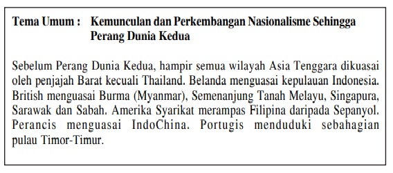 Soalan Peperiksaan Awal Tahun Sejarah Tingkatan 4 - Selangor k