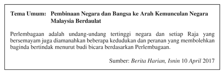 Tema Umum Sejarah Kertas 3 SPMU 2019  Nota Sejarah